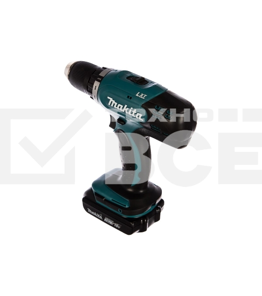Дрель-шуруповерт Makita DDF453SYE ак 18В,2х1.5А·ч Li-ion,БЗП-13мм,0-400\1300об\м,42\27Нм,1.8кг,чем