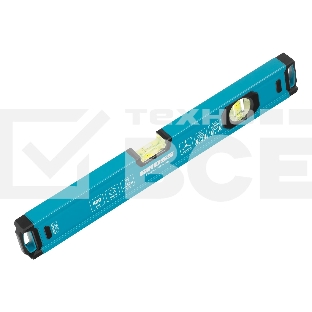 Уровень Gross 33650 алюминиевый, магнит., фрезерованный, 2 глазка, 0,5 мм/м, 400 мм