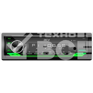 Автомагнитола ACV AVS-928BG, 1 DIN, Bluetooth, USB Type-A, AUX