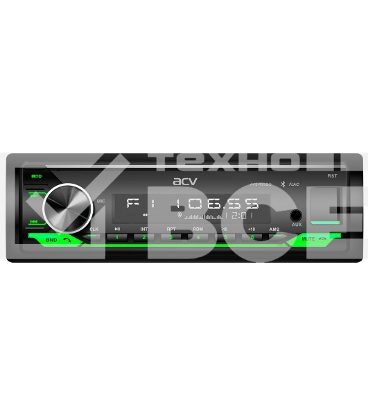 Автомагнитола ACV AVS-928BG, 1 DIN, Bluetooth, USB Type-A, AUX