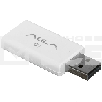 Гарнитура AULA G7 белый, беспроводная + проводная, до 65 ч, съёмный микрофон, подсветка, фото3