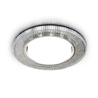 Встраиваемый точечный светильник G290 CH хром/прозрачный GX53+3W(LED WHITE)