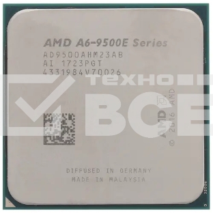 Процессор AMD Bristol Ridge A6 2C/2T 9500E (3.0/3.4GHz,1MB,35W,AM4) tray,Radeon R5 Series