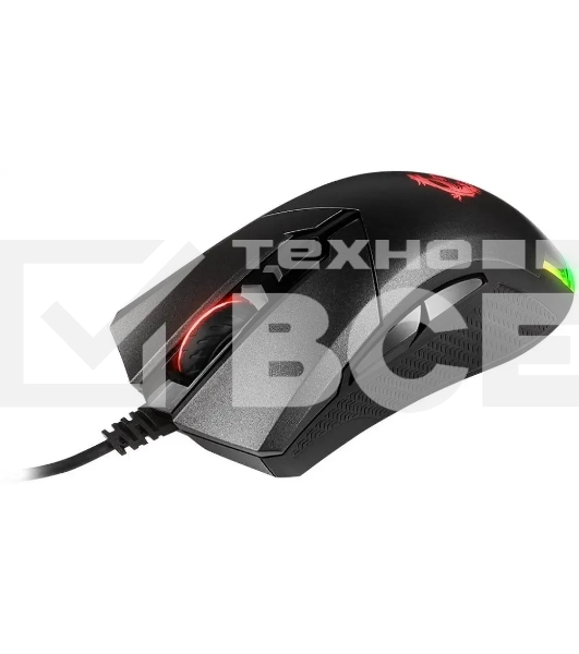 Мышь проводная MSI Clutch GM50 черный, 7200 dpi, USB, кнопки - 6