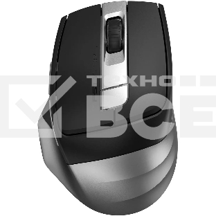Мышь беспроводная A4Tech Fstyler FB35CS серый/черный, 2000 dpi, радиоканал, Bluetooth, USB, кнопки - 5