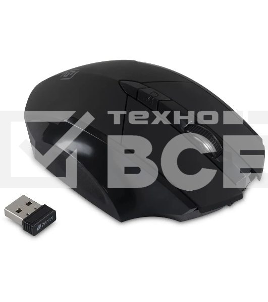 Мышь беспроводная Oklick 780GW черный, 3200 dpi, радиоканал, USB, кнопки - 6