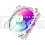 Вентилятор для корпуса Alseye M120-PWA белый, 120 мм, 1700 об/мин, 33.8 дБ, 4 pin, фото 1