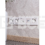 Рамка 5-местная IEK BRITE РУ-5-Бр DECOR рифленый белый, фото2