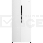 Холодильник Weissgauff WSBS 450 WNF Built-in белый двухкамерный 270/180л морозилка слева, No Frost, Side by Side, фото 1