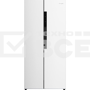 Холодильник Weissgauff WSBS 450 WNF Built-in белый
