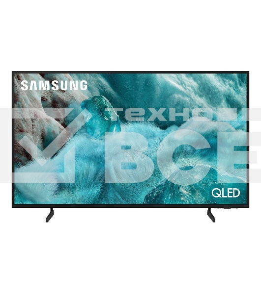 Телевизор Samsung 55' QE55Q7FAAUXRU черный QLED 4K UHD 100Hz Smart TV
