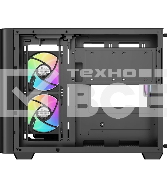 Компьютерный корпус Ocypus Iota C50 BK Curve ARGB Digital mATX без БП (Iota-C50-BKD300CD-GL)