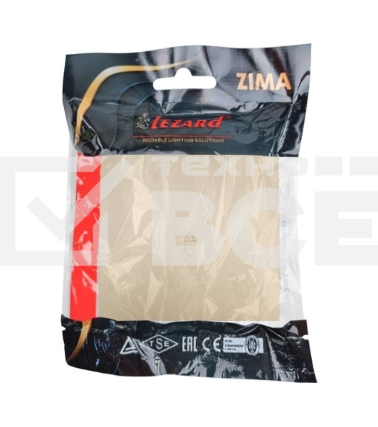 Выключатель проходной 1-кл. СП ZIMA IP20 10А безвинт. зажим зол. LEZARD 704-3688-105QC