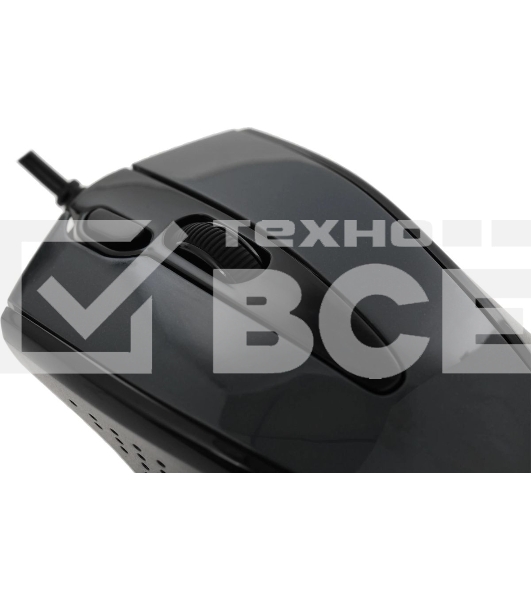 Мышь проводная A4Tech N-500FS черный, 1200 dpi, USB, кнопки - 4