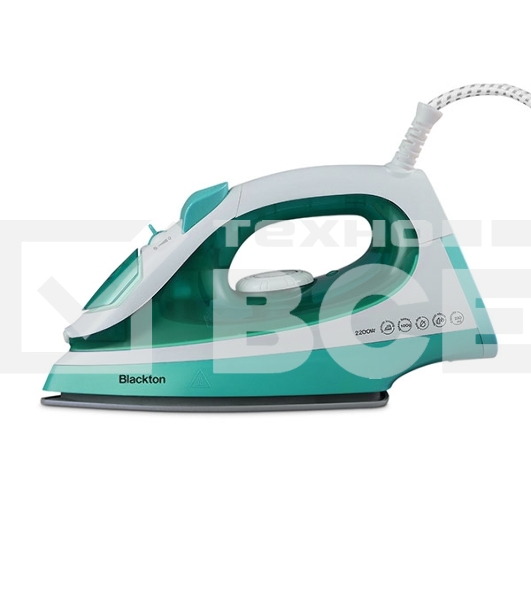 Утюг Blackton Bt SI3112 белый/зеленый, 2200 Вт, 20 г/мин, 100 г/мин, 230 мл