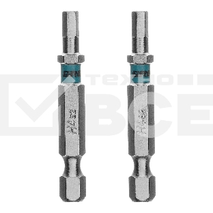 Бита Gross HEX 4х50 мм, сталь S2, шестигр., 2 шт