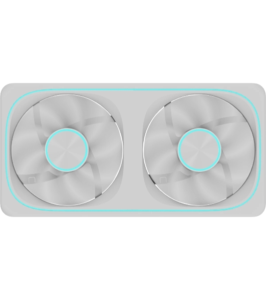Вентилятор для корпуса Formula Air Fusion 2 Reverse ARGB 120х120x28 белый 4-pin 39.11дБ (упак.:2шт) (AIR FUSION 2 WH REVERSE) Ret