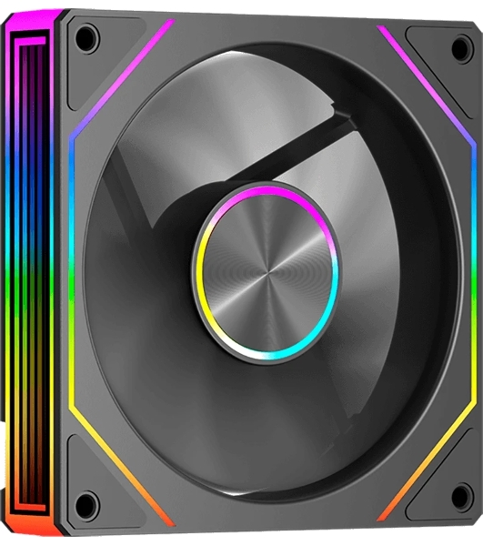 Вентилятор для корпуса PcCooler FG120R Reverse ARGB 120х120x25 черный 4-pin 28.4дБ (FG120R ARGB BK) Ret