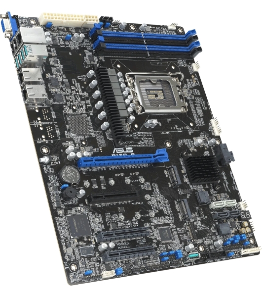 Серверная материнская плата ASUS P13R-E, LGA 1700, Intel C266, 4xDDR5, 4xSATA, 2xM.2, 1xPCIe 5.0 x16, 3xPCIe x8, 1xVGA, 2x1Gb LAN, IPMI, 4xUSB-A 10Gbps, 2xUSB-A 2.0, ATX