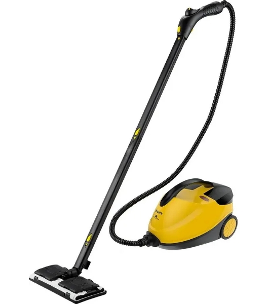 Пароочиститель Timberk T-STCF70 желтый, напольный, 2100 Вт, 200 г/мин, 1500 мл