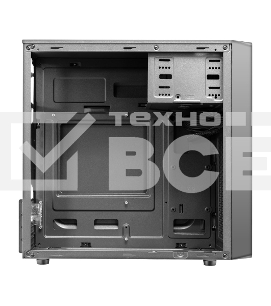 Компьютерный корпус Ginzzu D180 2*USB 2.0,AU w/o PSU