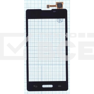 Сенсорное стекло (тачскрин) для LG Optimus L5 II E450 E460, черное