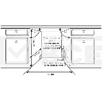 Встраиваемая посудомоечная машина Weissgauff BDW 4160 Real Touch DC Inverter Timer Floor, фото2
