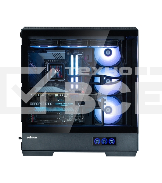 Компьютерный корпус ZALMAN P50 DS, ATX, BLACK, WINDOW, 2x3.5
