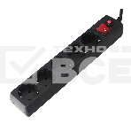 Сетевой фильтр Гарнизон EHLB-1 5р 10А 1.8м черный, фото2