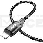 Кабель Hoco X89 Wind iP USB Type-C (m)-Lightning (m) 1м черный коробка, фото2
