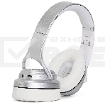 Беспроводные/проводные наушники Crown CMBH-5050 серебристый, накладные, Bluetooth + проводной, складная конструкция, до 10 ч, фото4