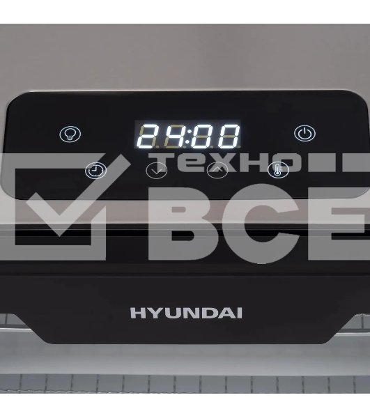 Сушка для фруктов и овощей Hyundai HYFD-8802 14под. 600Вт серебристый