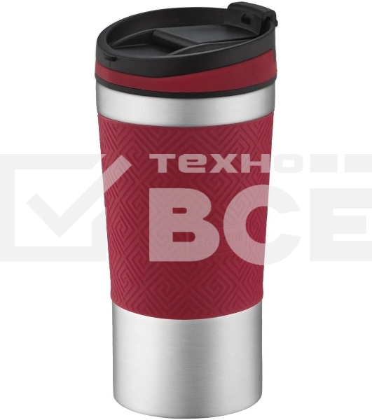 Термокружка для напитков Rondell Moretta RDS-1817 0.4 л. красный картонная коробка