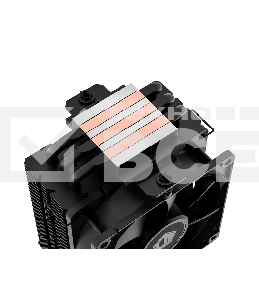Кулер для процессора ID-COOLING SE-903-XT черный 92мм алюминий+медь 2200rpm 26db 4-pin 130W 123мм
