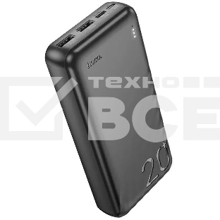 Портативный аккумулятор Hoco J123A Element 20000mAh 2A 2xUSB-A черный