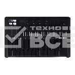 Клавиатура MIDI [231503] Arturia [MiniLAB 3 Deep Black] 25 клавиш, 8 энкодеров, 8 RGB пэдов, 8 фейдеров, дисплей, сенсорные регуляторы Pitch/Modulation, MIDI-выход, 1/4