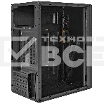 Компьютерный корпус Minitower ExeGate BAA-303-UNS350 (mATX, БП UNS350 с вент. 12см, 2*USB, HD Audio, черный), фото2