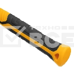 Киянка резиновая Denzel 225 г, черно-белая, фибергласовая рукоятка c TPR покрытием, фото2