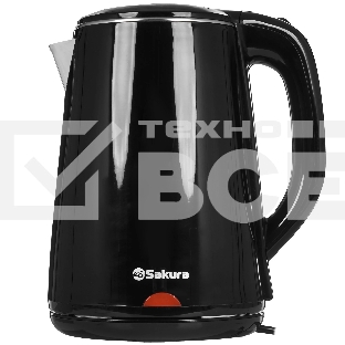 Чайник электрический Sakura SA-2150BK 1.8 л, двойной корпус,черн д