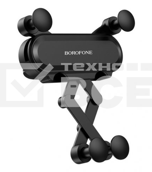 Автомобильный держатель для телефона BOROFONE (6931474721204) BH19 черный
