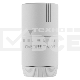 Термоголовка жидкостная Royal Thermo Design М30х1,5 (белый soft touch)