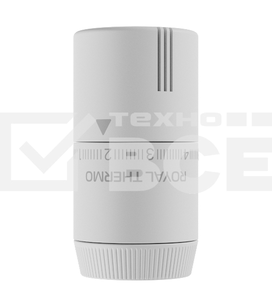 Термоголовка жидкостная Royal Thermo Design М30х1,5 (белый soft touch)