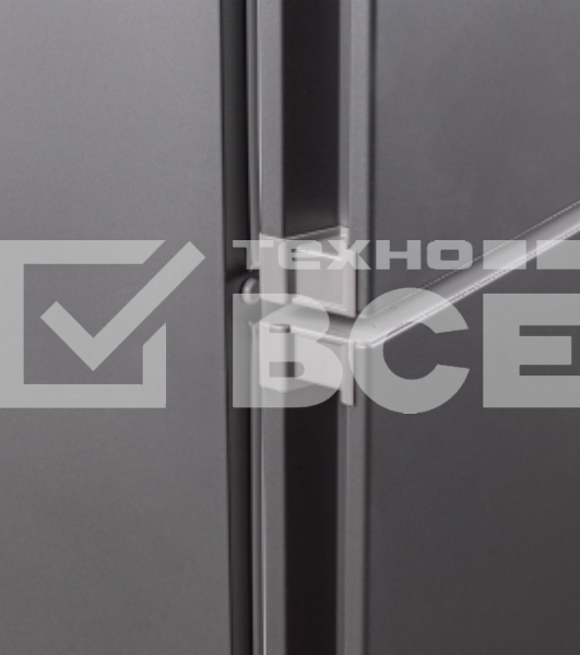 Холодильник Weissgauff CBN2WC2C2 INVERTER тёмно-серый двухкамерный 280/108л морозилка снизу, No Frost