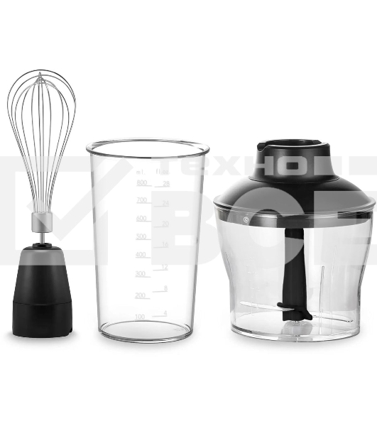 Блендер погружной Vitek VT-3411 1500 Вт, стальной/черный