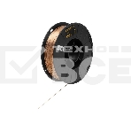 Омедненная проволока ER70S-6, диам. 1 мм, 5 кг, диам. катушки D200 Denzel, фото 1