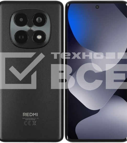 Смартфон Xiaomi Redmi Note 15, 8/256Gb, черный