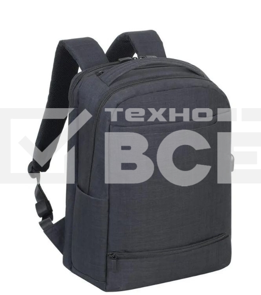 Рюкзак для ноутбука 17.3' Riva 8365 черный полиэстер