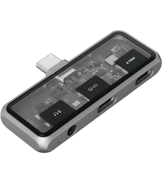 USB-концентратор Satechi ST-HXRAJM, USB Type-C, USB Type-C/Mini jack, USB Type-C