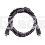 Кабель Telecom HDMI-19M --- HDMI-19M ver 2.0+3D/Ethernet,2 фильтра 2m <TCG200F-2M> , фото 1