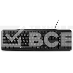 Клавиатура Oklick 130M проводная, USB, черный, фото 1